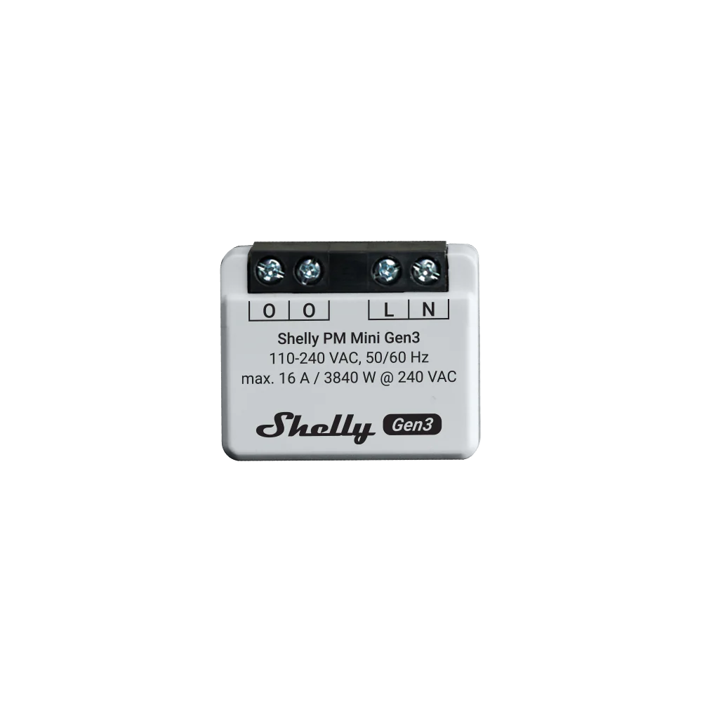Shelly PM Mini Gen3 - Lykalyte