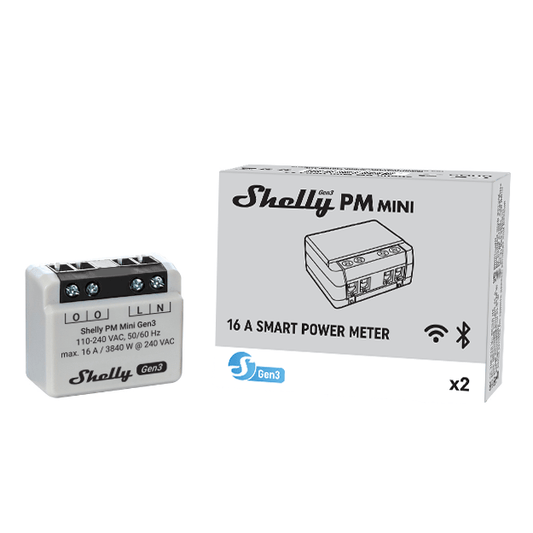 Shelly PM Mini Gen3 - Lykalyte