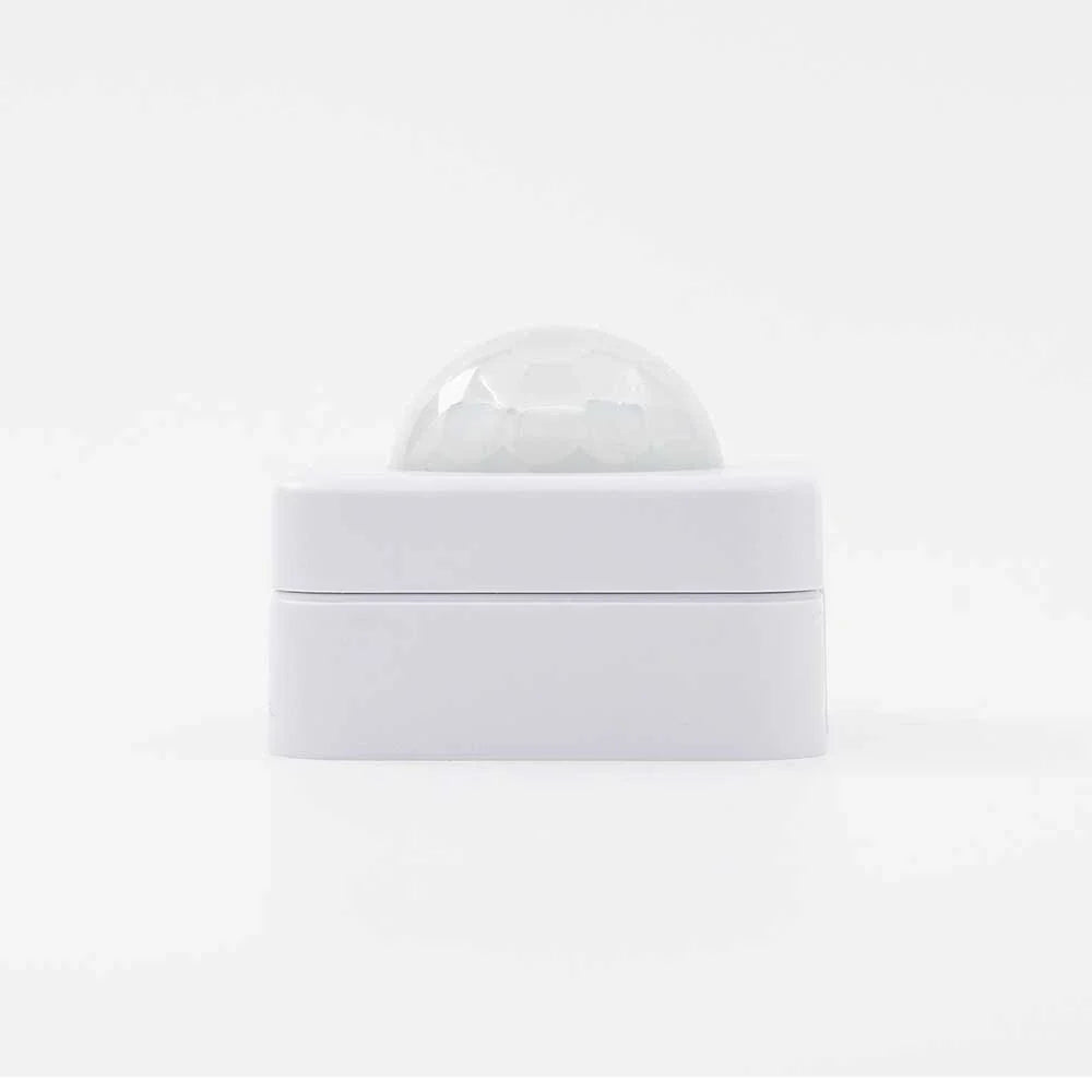 Small Square White Shelly device with Honeycomb circle infrared lense side view | Lykalyte