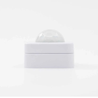 Small Square White Shelly device with Honeycomb circle infrared lense side view | Lykalyte