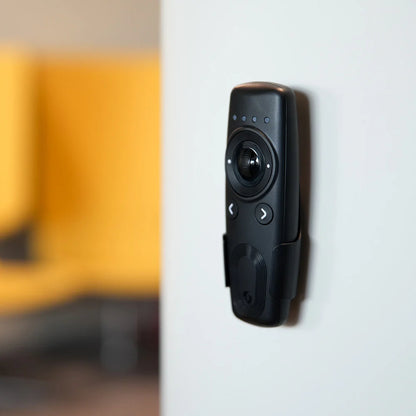Black electronic device with buttons on a white background | Lykalyte