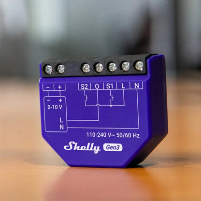 Shelly Dimmer 0/1-10V PM Gen3 | Lykalyte