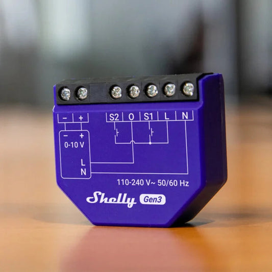 Shelly Dimmer 0/1-10V PM Gen3 | Lykalyte