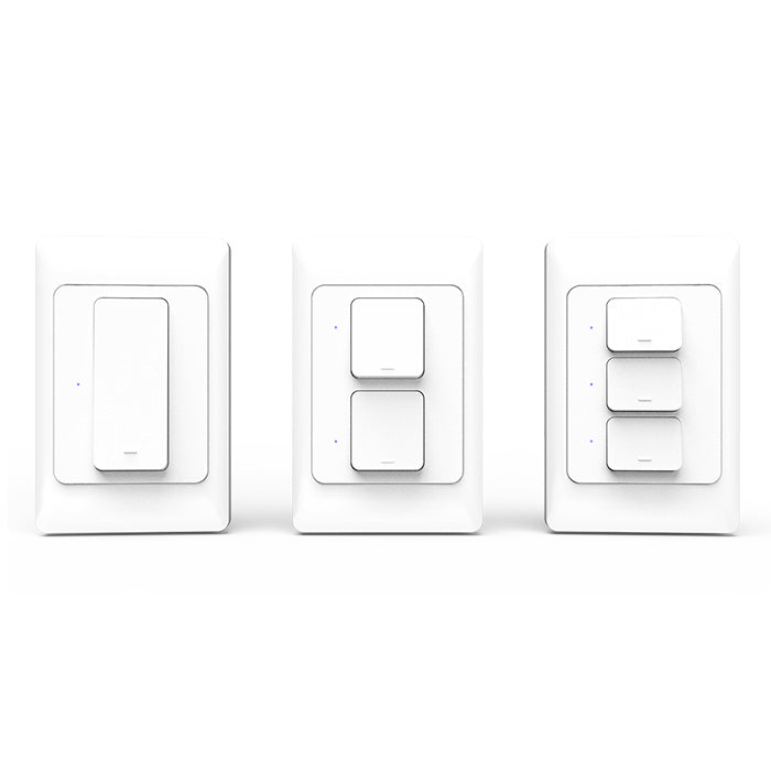 WiFi Smart Switch 1 2 3 Switch Flat - Lykalyte